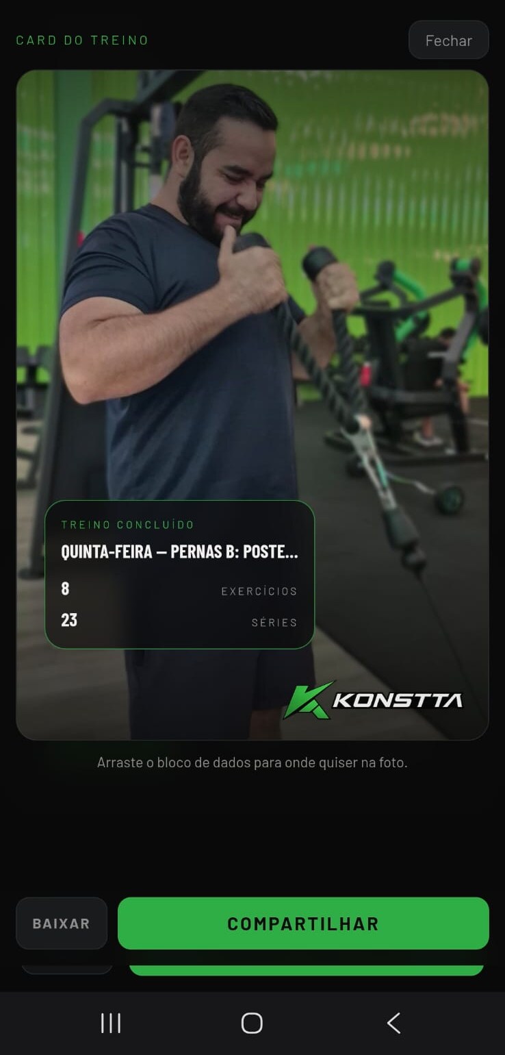 Compartilhar progresso