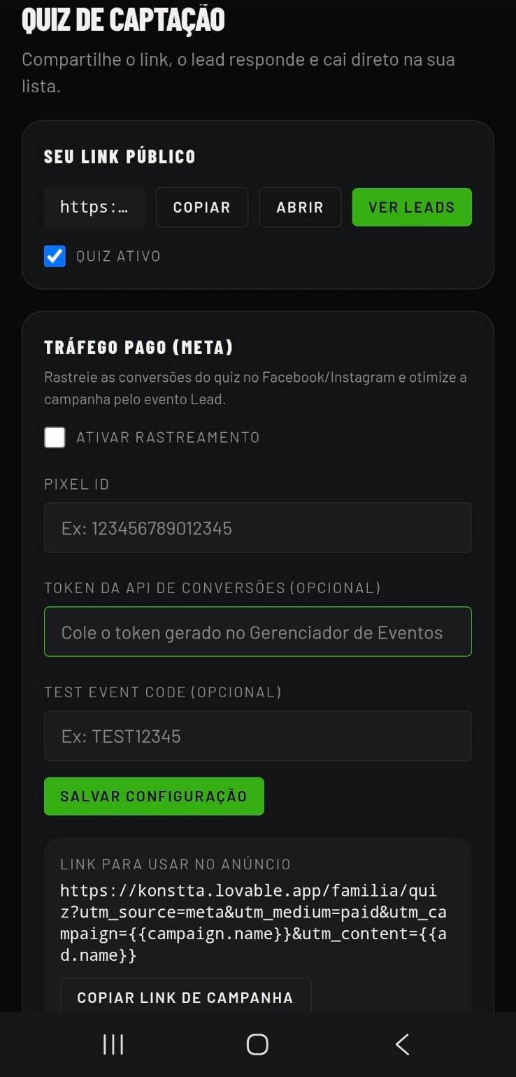 Configuração de Pixel e UTM